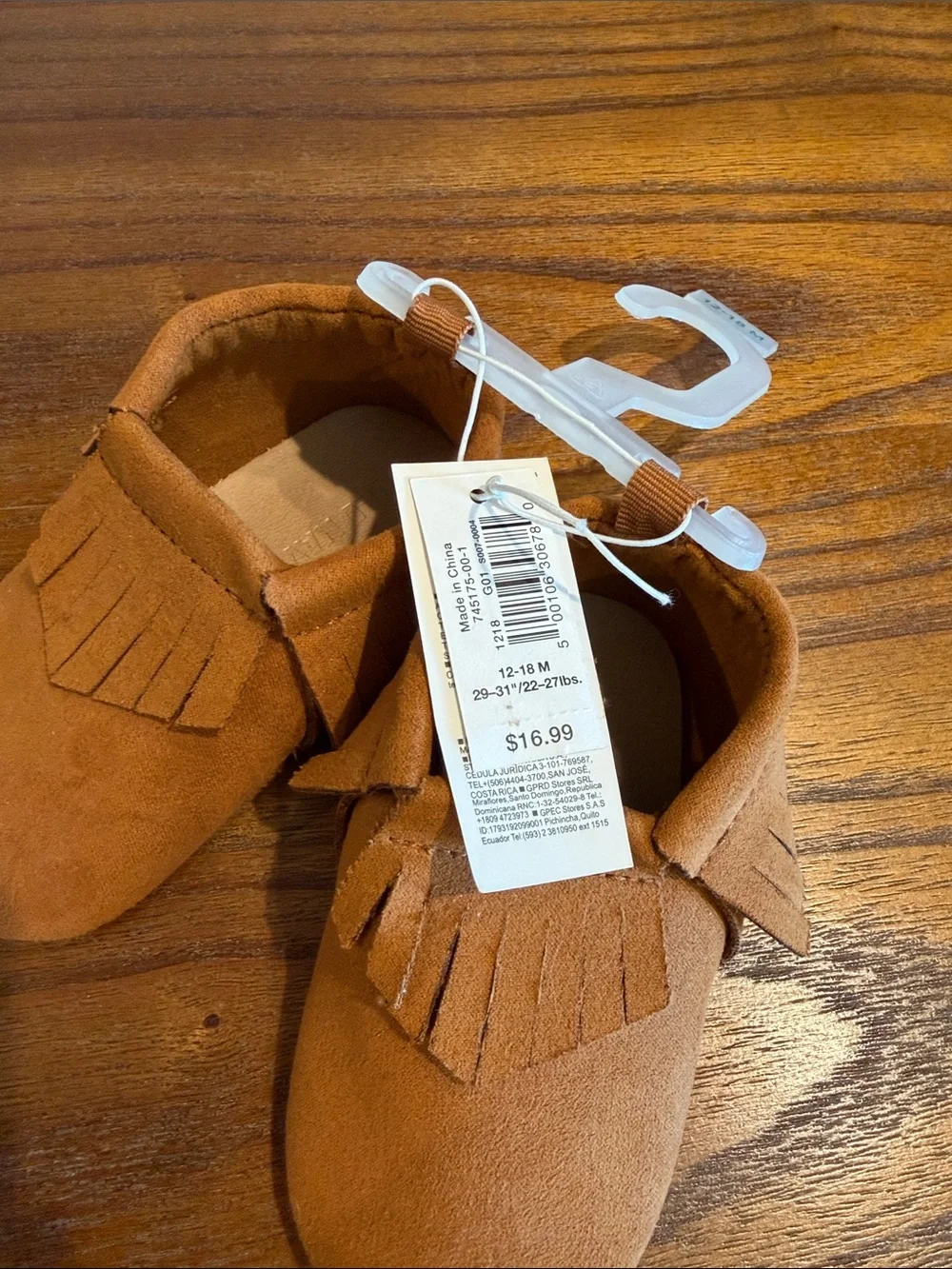 Old Navy Unisex Faux-Suede Moccasins for baby
